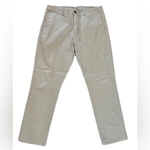 Old Navy Slim Fit Khaki Pants Mens 36x32 Beige Flat Front Stretch Chino Pockets